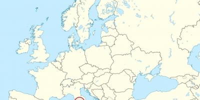 Térkép Vatikán európa